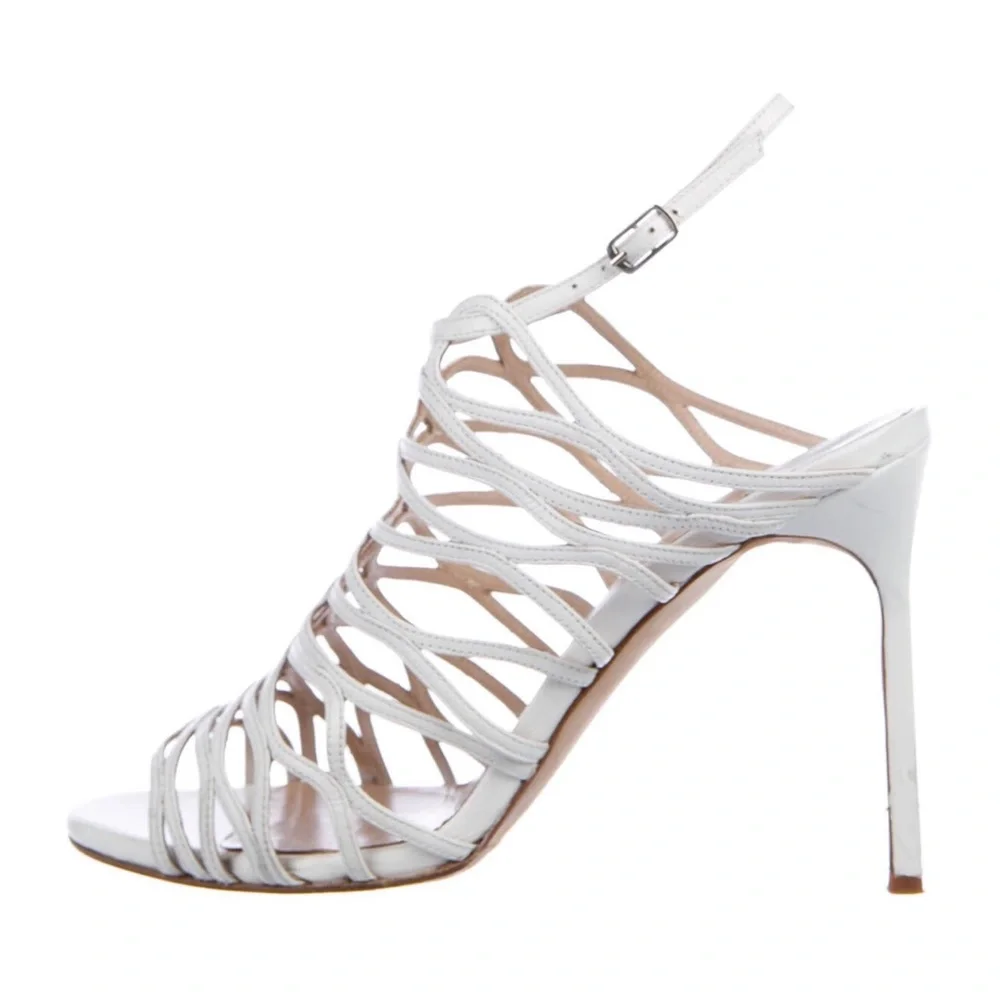 🤍Authentic Manolo Blahnik gladiator heels. Size 10🤍 - Picture 3 of 9